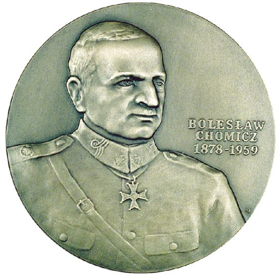 Awers Medalu Honorowego im. Bolesława Chomicza